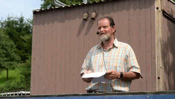 Ansprache von Richard Fontana bei der Hundeschule Fontanas DogWorld